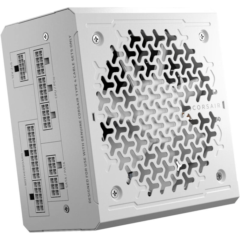 Corsair RM750e (2025) White modulaire 750 watt voeding Wit, 1x 12V-2x6, 1x PCIe