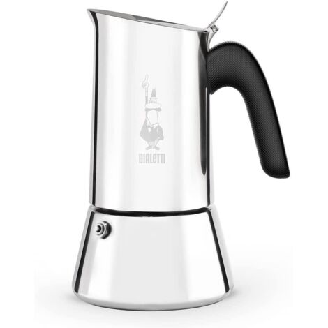 Bialetti Venus Cafetera Italiana Plata Dos Tazas