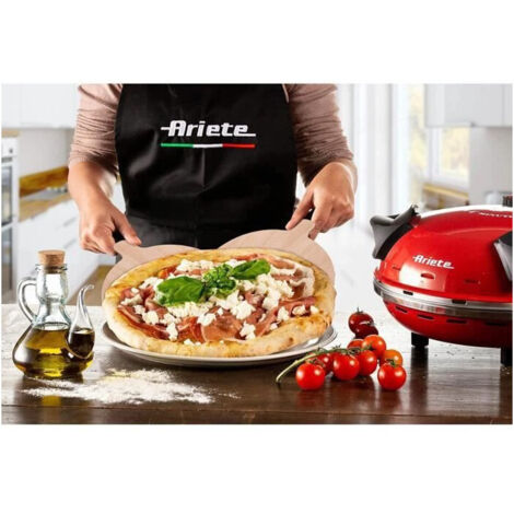 Ariete 0909 fabricante de pizza y hornos 1 Pizza(s) Negro, Rojo 1200 W