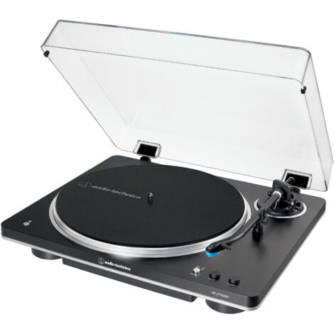 Audio-Technica AT-LP70XBT Tocadiscos de tracción por correa Negro, Plata Totalmente automático