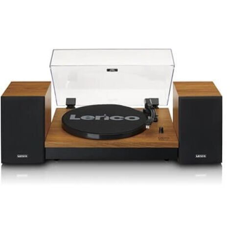 Lenco LS-310WD tocadisco Tocadiscos de tracción por correa Negro, Madera Manual