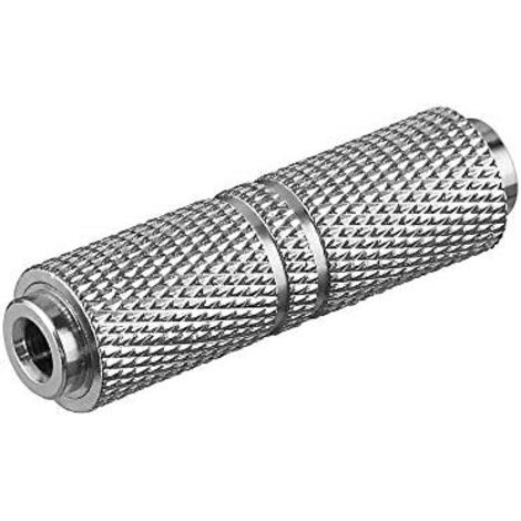 Goobay 11884 cambiador de género para cable 3.5 mm 3,5 mm Plata
