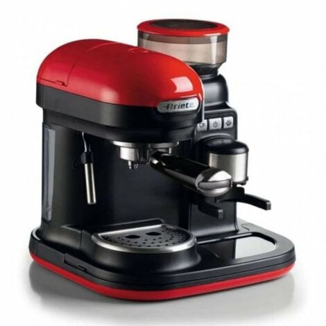 Ariete Máquina de espresso Moderna 1080W 800ml rojo y negro