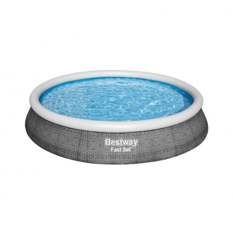 Piscina hinchable con filtro de cartucho BESTWAY Fast Set Ratan 396x84cm