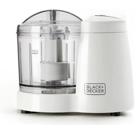 Black & Decker BXCH120E picadora eléctrica de alimentos 0,35 L 120 W Transparente, Blanco (1/5)
