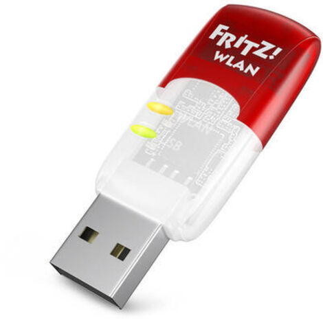 Punto de Acceso Fritz AC430 5 GHz 433 Mbps USB Transparente Rojo Blanco 4023125028106 S0222892 Fritz (1/3)