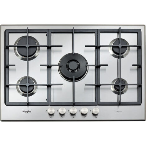 Whirlpool GMR 7522/IXL Acero inoxidable Integrado 73 cm Encimera de gas 5 zona(s)