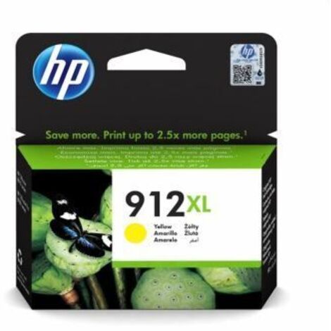 HP Cartucho de tinta Original 912XL amarillo de alta capacidad (1/4)