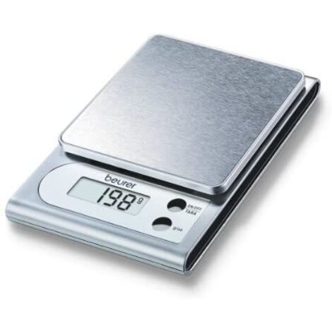 Báscula de cocina Beurer KS 22 plata 11.5x17 cm (1/5)