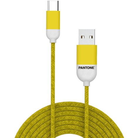 Cable USB-C a USB Celly PT-TC001-5Y Amarillo 1,5 m 4713213361252 S7783854 Celly (1/3)