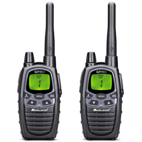 Midland® - g7 pro - pmr446 - 2 walkie-talkies