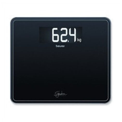 Báscula de vidrio Beurer GS410, carga máxima 200 kg, color negro (1/4)
