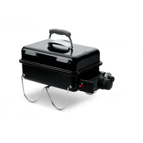 Barbacoa de gas portátil Weber WBR0071P Go Anywhere, color negro