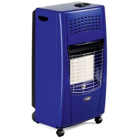 Estufa gas butano infrarrojos bella azul