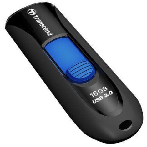 Transcend JetFlash 790 16GB unidad flash USB USB tipo A 3.2 Gen 1 (3.1 Gen 1) Negro (1/5)