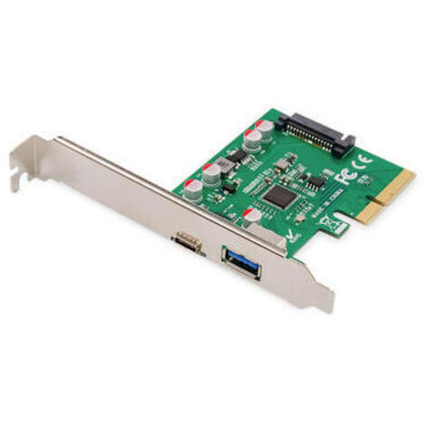 Digitus Tarjeta PCIe, USB Type-C™ + USB-A (1/3)