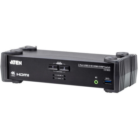 ATEN Switch KVMP™ HDMI 4K USB 3.0 de 2 puertos (1/3)
