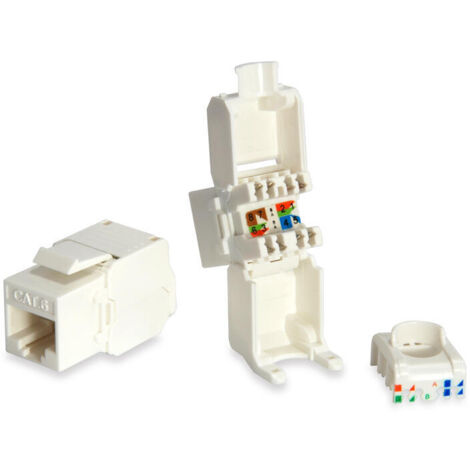 Equip 769216 cambiador de género para cable RJ-45 LSA Blanco (1/3)