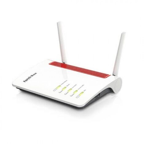 FRITZBox 6850 LTE router inalámbrico Gigabit Ethernet Doble banda (2,4 GHz / 5 GHz) 3G 4G Rojo, Blanco