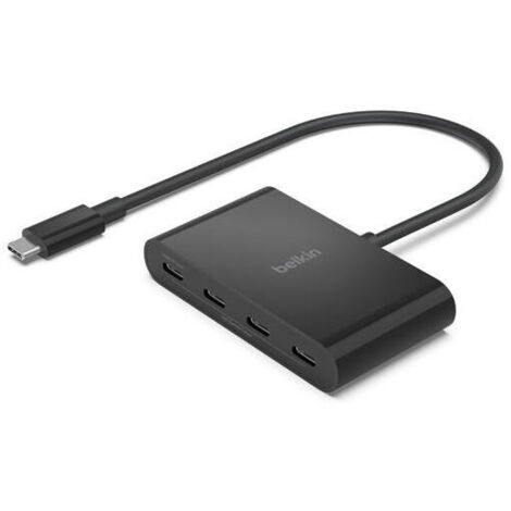 Belkin AVC018BTBK hub de interfaz USB Tipo C 10000 Mbit/s Negro (1/4)