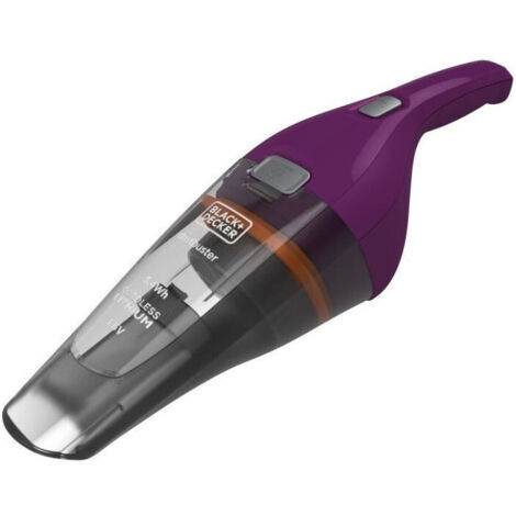 Black & Decker NVC115W aspiradora de mano Gris, Púrpura Sin bolsa (1/5)