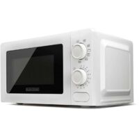 Horno microondas Black and Decker BXMZ700E Blanco Microondas con grill Superficie plana 20 L 700 W