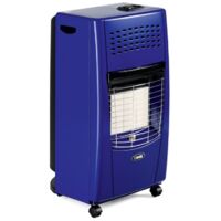 Estufa gas butano infrarrojos bella azul