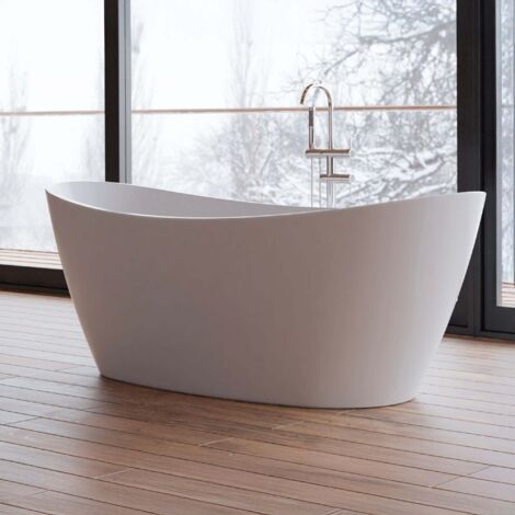 Bañera exenta - Neroon 2.0 170 blanche - Blanco - 170 x80 x60 cm, by SPALINA