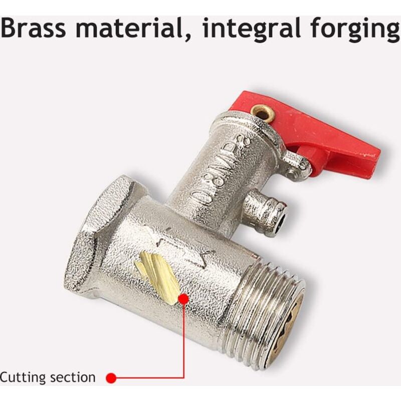 Messing Auto Entlüftungsventil 1/2" 3/4" Produktbild-Vorschau 5