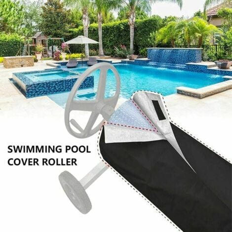 Pool Solarabdeckung Mit Aufroller - Wasserdichte Abdeckplane Für Pools Bis 6m