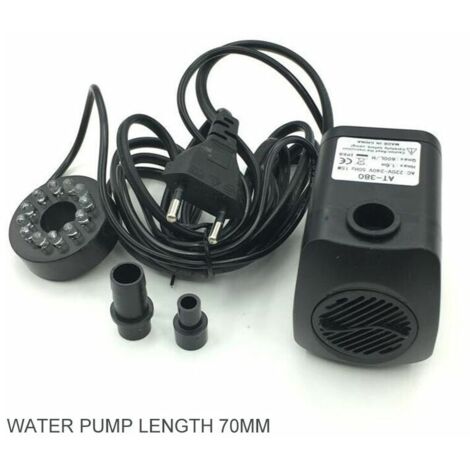Ulisem 15 W Springbrunnenpumpe, Durchflussrate 800 l/h, mit 12