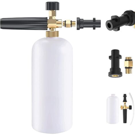 Hochdruck-Schneepumpe von Lancia, verstellbare Kanone in der Pumpe, kompatibel mit 1-Liter-Flasche pro Auto und Motorrad (1/4)