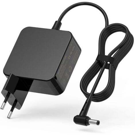 YMYNY Laptop-Ladegerät, 65 W, 19 V, 3,42 A, Laptop für F550C F555L F555C F555U F550L F551M F554 F554LA F554L F554LA X550C X552C X551 X554L X52J K550C, Netzteil, 5,5 x 2,5 mm (1/5)