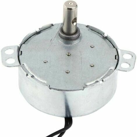 YMYNY 1 Stück elektrischer Synchronmotor, Spannung 220 – 240 V AC, Leistung 4 W, Drehung im Uhrzeigersinn/gegen den Uhrzeigersinn (5 – 6 U/min). (1/5)