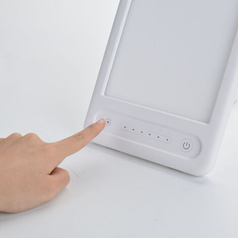 Lichttherapielampe, 10000 Lux einstellbare Tageslichtlampe,  Tageslichtsimulationslicht mit verstellbarem Stnder und mehreren Winkeln