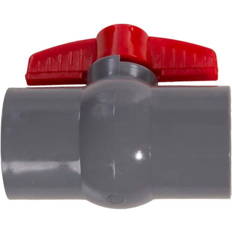 PVC-Kugelhahn, Wasserversorgungsrohr, Gleitklebestopfen, 50 mm, zur Durchflussregelung und zum Stoppen