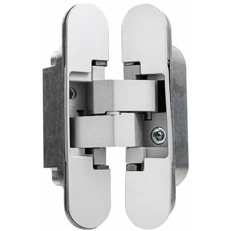 Unsichtbares Scharnier für schwere Türen – 2er-Pack (Tragfähigkeit 40 kg, Öffnung 180º) 0,25 cm (1/4)