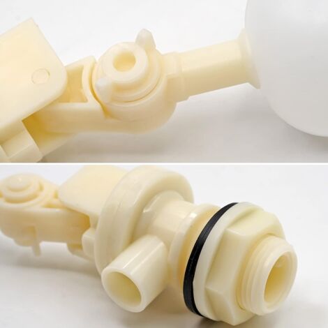 Produktbild von 3/8″ Wasserschwimmerventil Mit Einstellbarem Arm – Für Pool, Brunnen, Tank & Befüllautomatik (Messing/ABS)