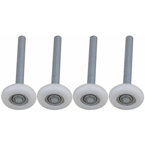 4er-Pack Garagentorrollen aus Nylon mit abgedichtetem Kugellager und 115-mm-Schaft (1/5)