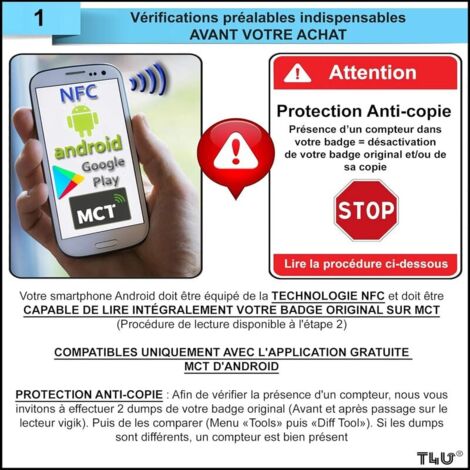 5er-Pack 13,56 MHz RFID-Ausweise Programmierbares MCT Android Änderbare ...