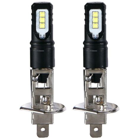 2x H1 6000k Super Bright White 6000lm DRL LED Scheinwerfer Kit Fernlicht