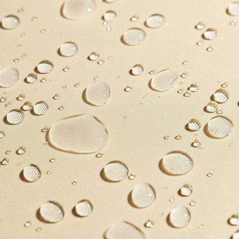 YMYNY Dreieckiges Sonnensegel 3x3x4,3m Wasserdicht Schattentuch, Schattentuch HDPE-Schutz Atmungsaktiv 98% UV-Schutz für Garten, Terrasse, Outdoor - Hellgelb (1/4)