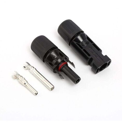 YMYNY 1 Paar Photovoltaik-Kabelstecker, MC4-Stecker für Solarpanel, MC4-Stecker/Buchse, IP67, wasserdichte Solarstecker (1/4)