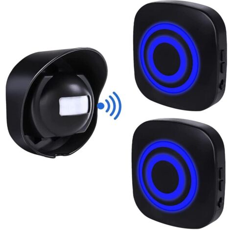 YMYNY Bewegungsmelder Alarm, Infrarot-Bewegungsmelder, Drahtloser PIR-Alarmsensor-Set Bewegungsmelder Infrarotmelder (1/4)
