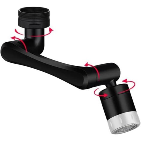 YMYNY Wasserhahnverlängerung, verbesserter 1440°-Wasserhahnbelüfter, universeller Spritzfilter (1/5)
