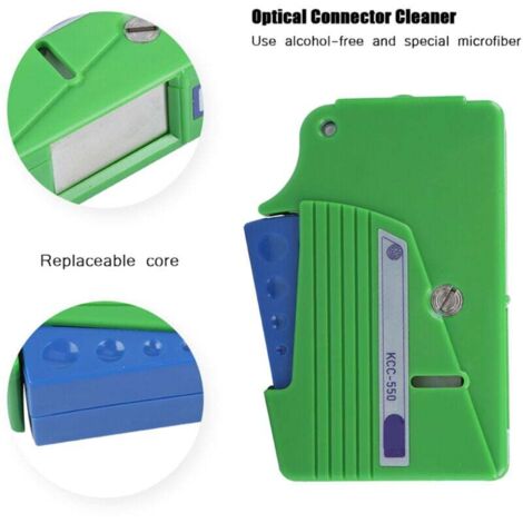 Glasvezel Connector Reiniger – Cassette – Vervangbare Kern – Voor FC/SC/LC/MU/D4/DIN – Meer Dan 500 Reinigingen