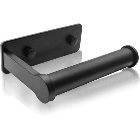 Jumbo-Toilettenpapierspender Schwarz – Wandmontage, Edelstahl, Abschließbar – Für 22,9 Cm Rollen