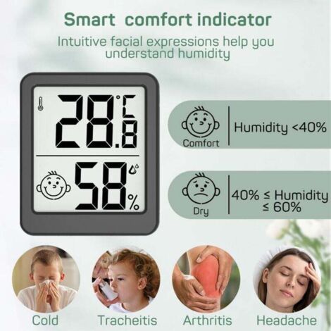 Digitales Innenthermometer, Hygrometer Für Zuhause, Genauer