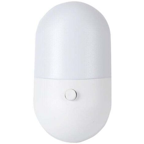 Ulisem 2er-Pack LED-Nachtlichtsteckdosen für Kinder- oder Babyzimmer, Weiß und Warmweiß (1/4)