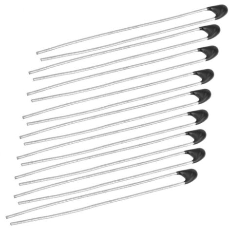10 Stück elektronische Komponente MF52 NTC-Thermistor-Temperatursensor, hohe Präzision mit 30 mm Kabel (10K-B3435-L30) (1/4)